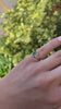 1.81tcw 14K Natural Lustrous Dark Green Oval Cut Emerald & Diamond Accent Statement Ring