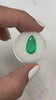 3.84 Carat 16x8.5 Green Natural Loose Colombian Emerald-Pear Cut