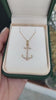 0.45tcw 14K Gold Natural Iced Out Anchor Cut Pave Diamond Ocean Lover Gift Necklace