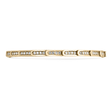 1.10tcw Fancy Link Diamond Tennis Bracelet 14K
