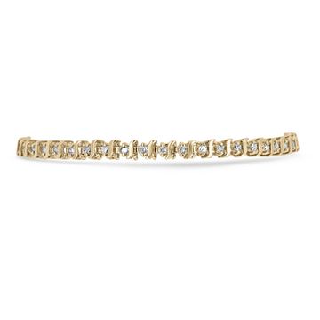 2.0tcw Diamond & Gold Brilliant Round Tennis Bracelet 14K