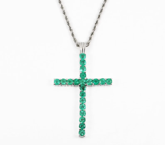 Rope Chain White Gold 14K - JR Colombian Emeralds