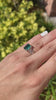 3.59cts Natural Emerald Cut Solitaire Vintage Style Ring Video