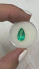 3.10 Carat 13x7 Bluish Green Natural Loose Colombian Emerald-Pear Cut