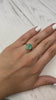 2.63 Carat Light Bluish Green Loose Colombian Emerald-Oval Cut