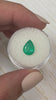 2.0 Carat Medium Green Natural Loose Colombian Emerald-Pear Cut