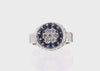 1.25tcw AAA+ Natural Blue Sapphire & Diamond Ring video