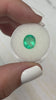 2.53 Carat 10x8.5 Green Natural Loose Colombian Emerald-Oval Cut