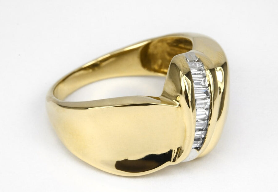 Cocktail Yellow Gold Ring