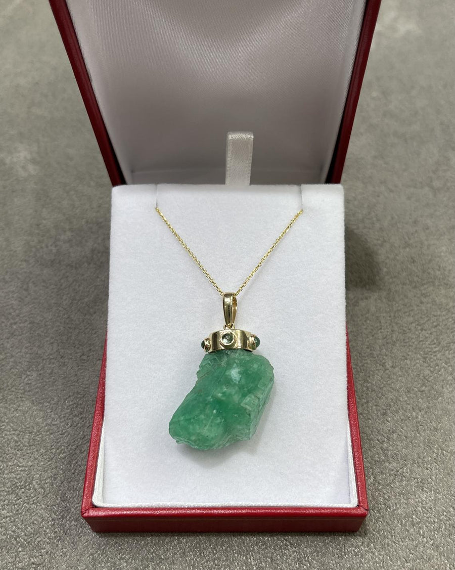 Buy Chopra Gems Silver Plated Brass Emerald Stone Pendant Without Chain  Green (Men and Women) (Pendant_KJK54) Online at Best Prices in India -  JioMart.