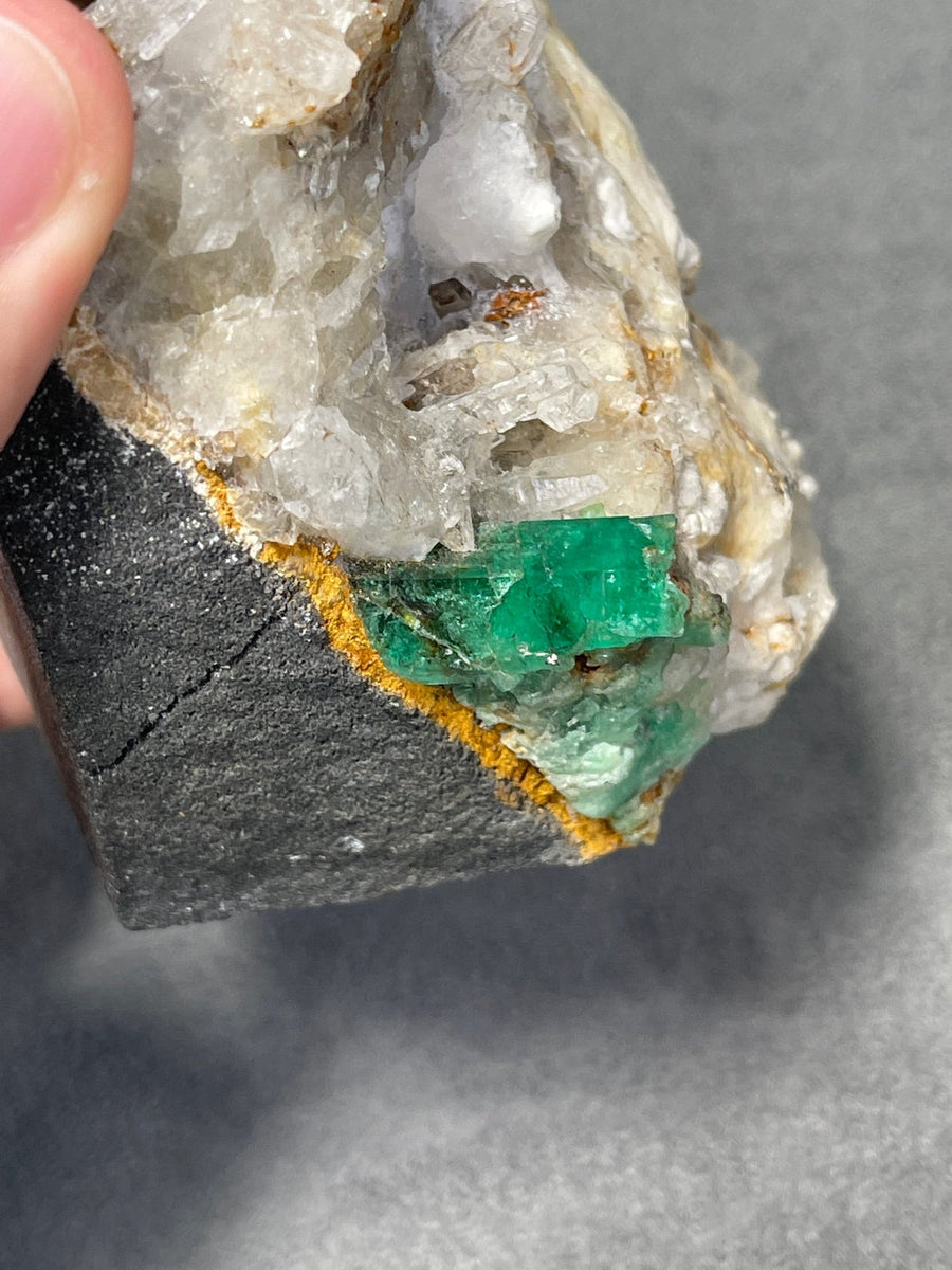 Artistic Creation with Colombian Emerald Crystal