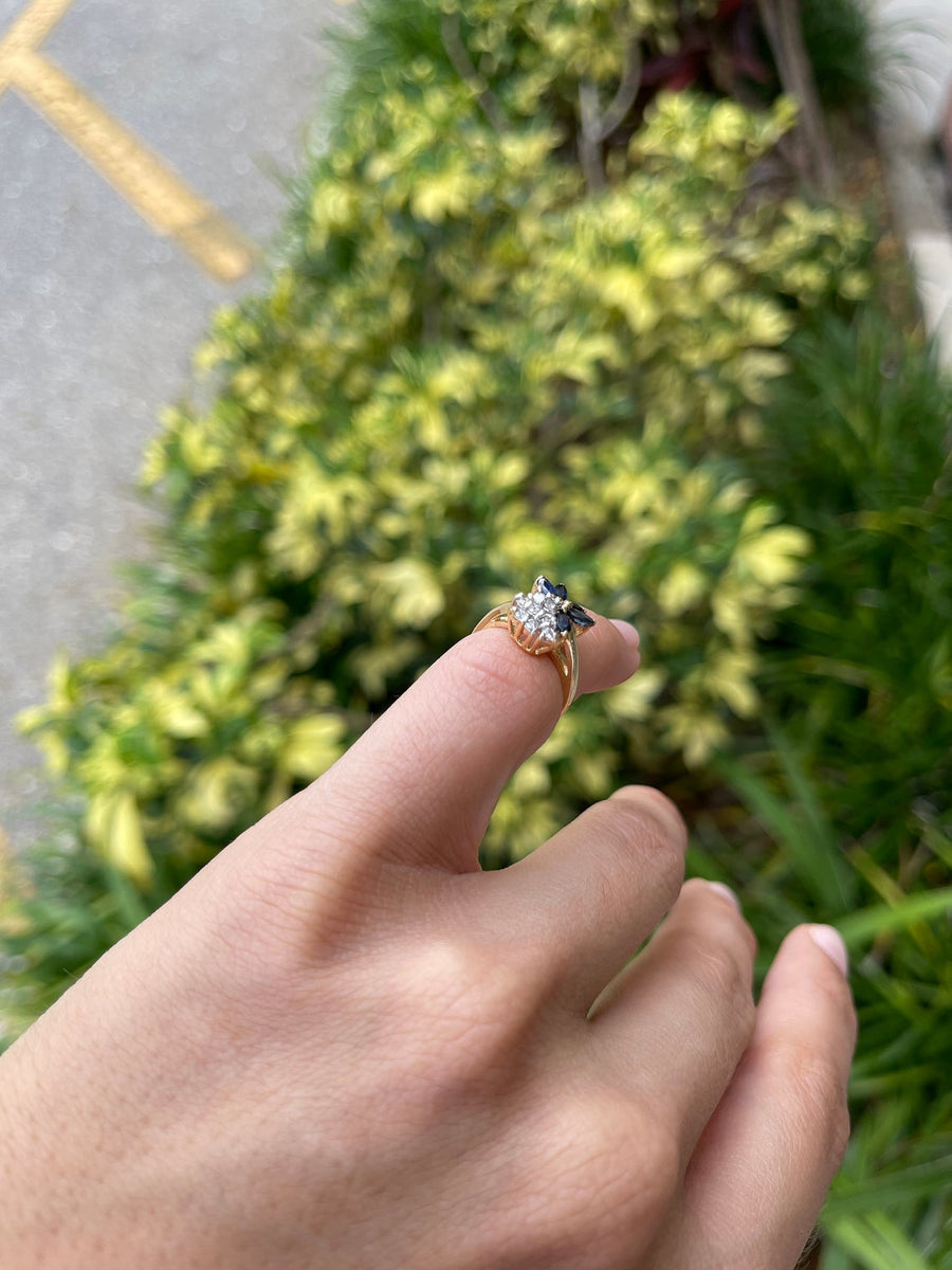 Vintage Sapphire Dainty Ring