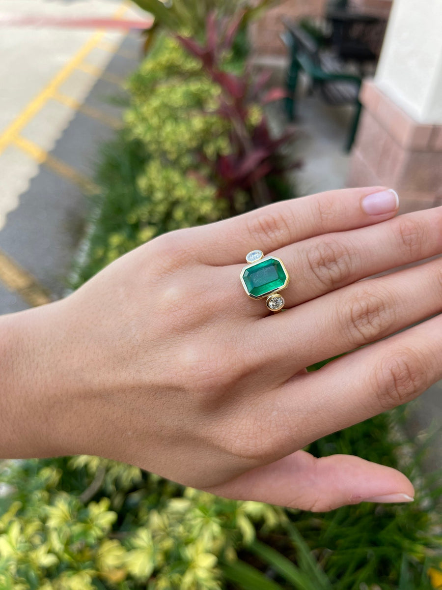 Dark Green Stone Ring – Le Marshand®