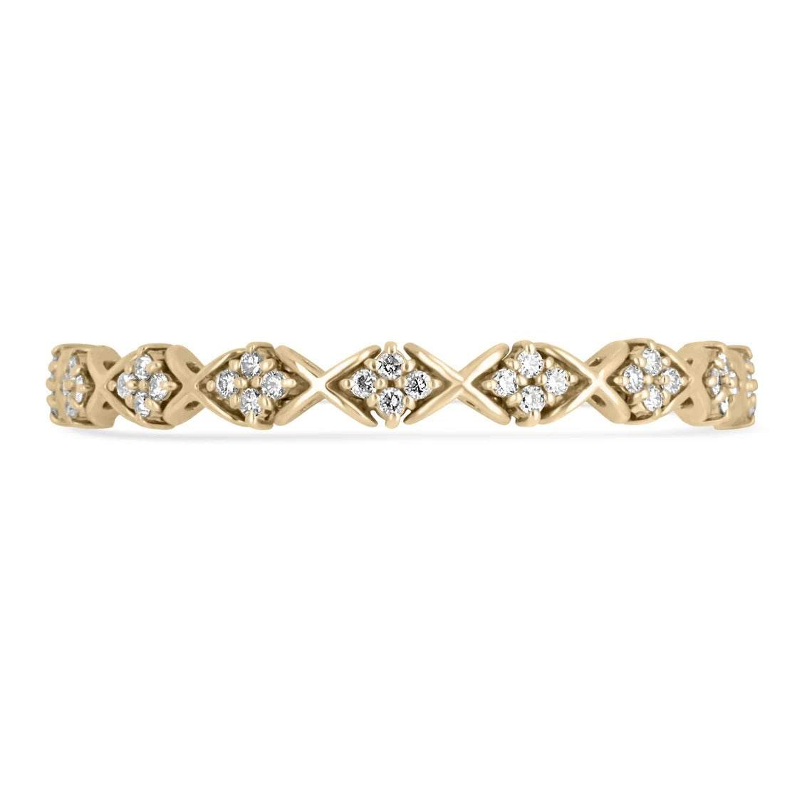 2.65tcw Diamond Cluster Tennis Bracelet 14K Gold - JR Colombian Emeralds