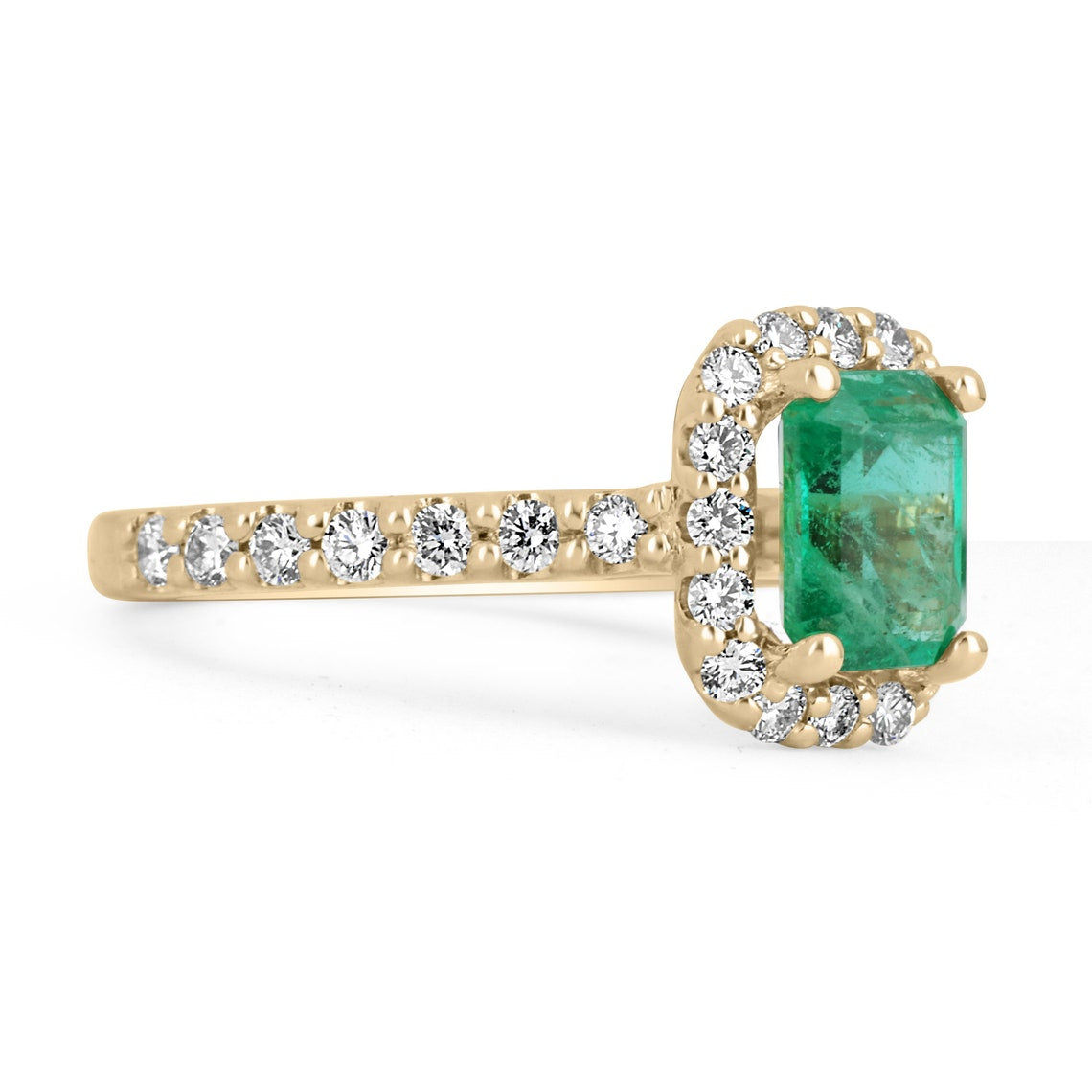 Natural Emerald Wedding Ring