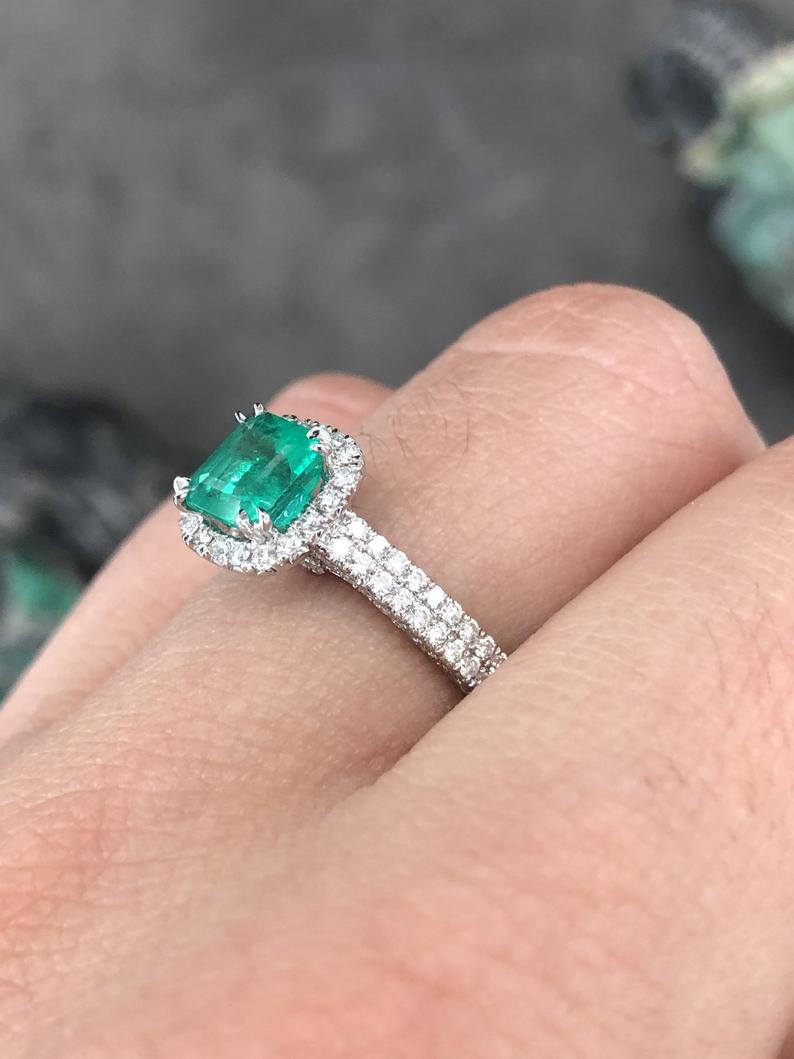 2.99tcw AAA Quality Emerald & Diamond