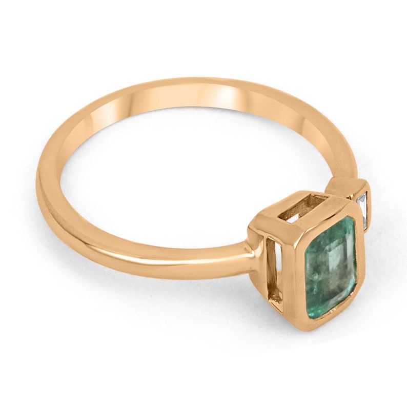 Diamond Emerald Statement Ring