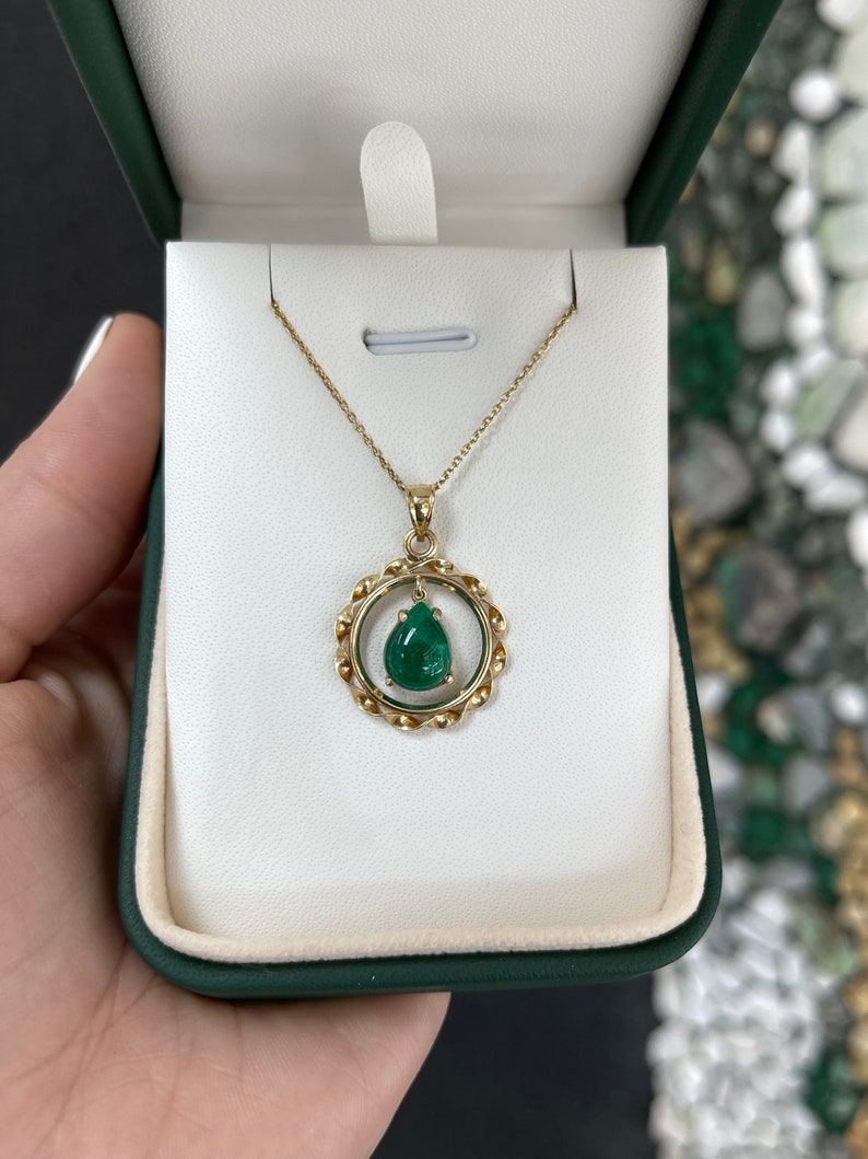Emerald Anniversary Pendant