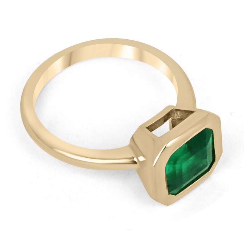 Emerald Solitaire Promise Ring