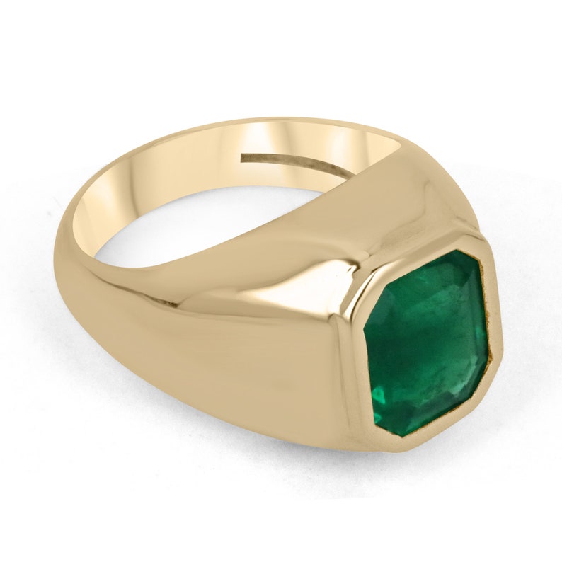 Unisex Solitaire Emerald