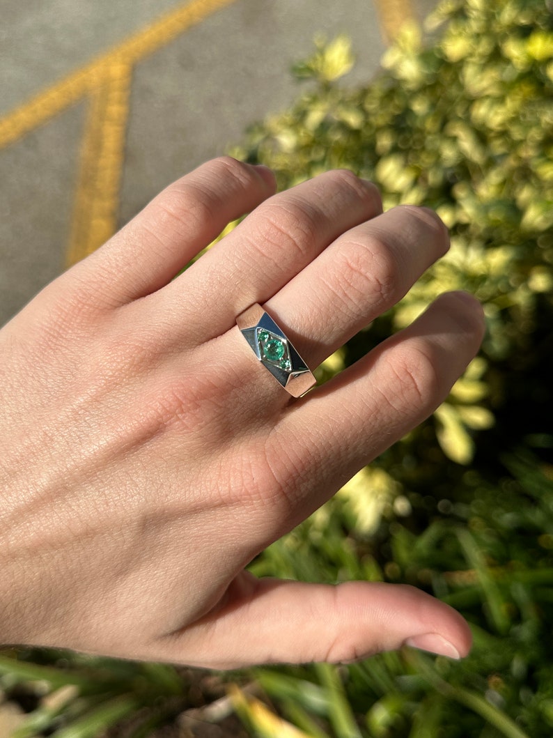 Emerald Gem Band – Ashley Zhang Jewelry