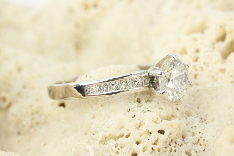  Diamond Solitaire Engagement Ring