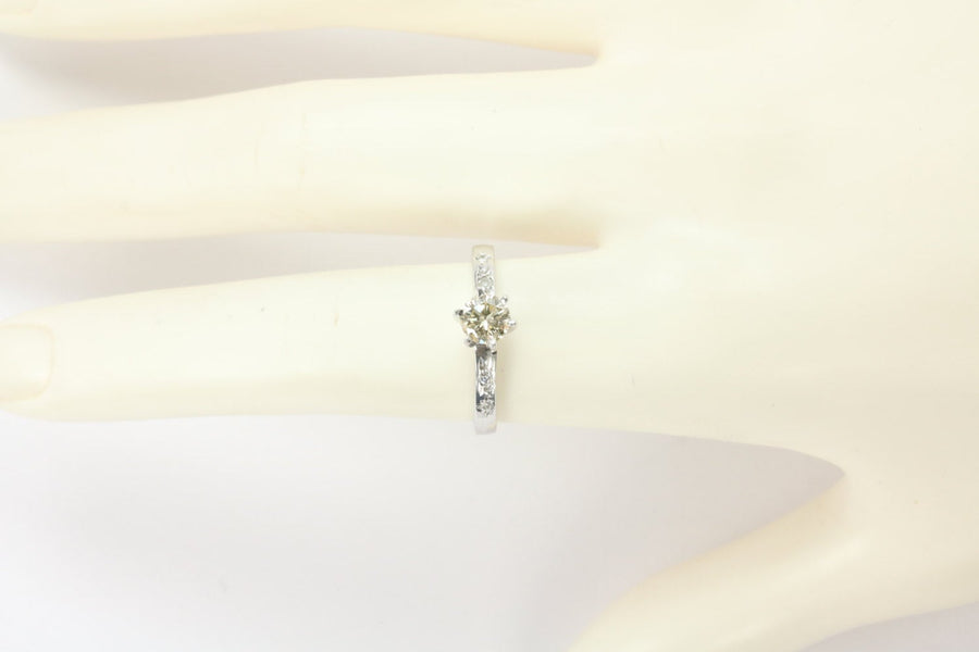 0.54tcw Solitaire Diamond Engagement Ring 14K image