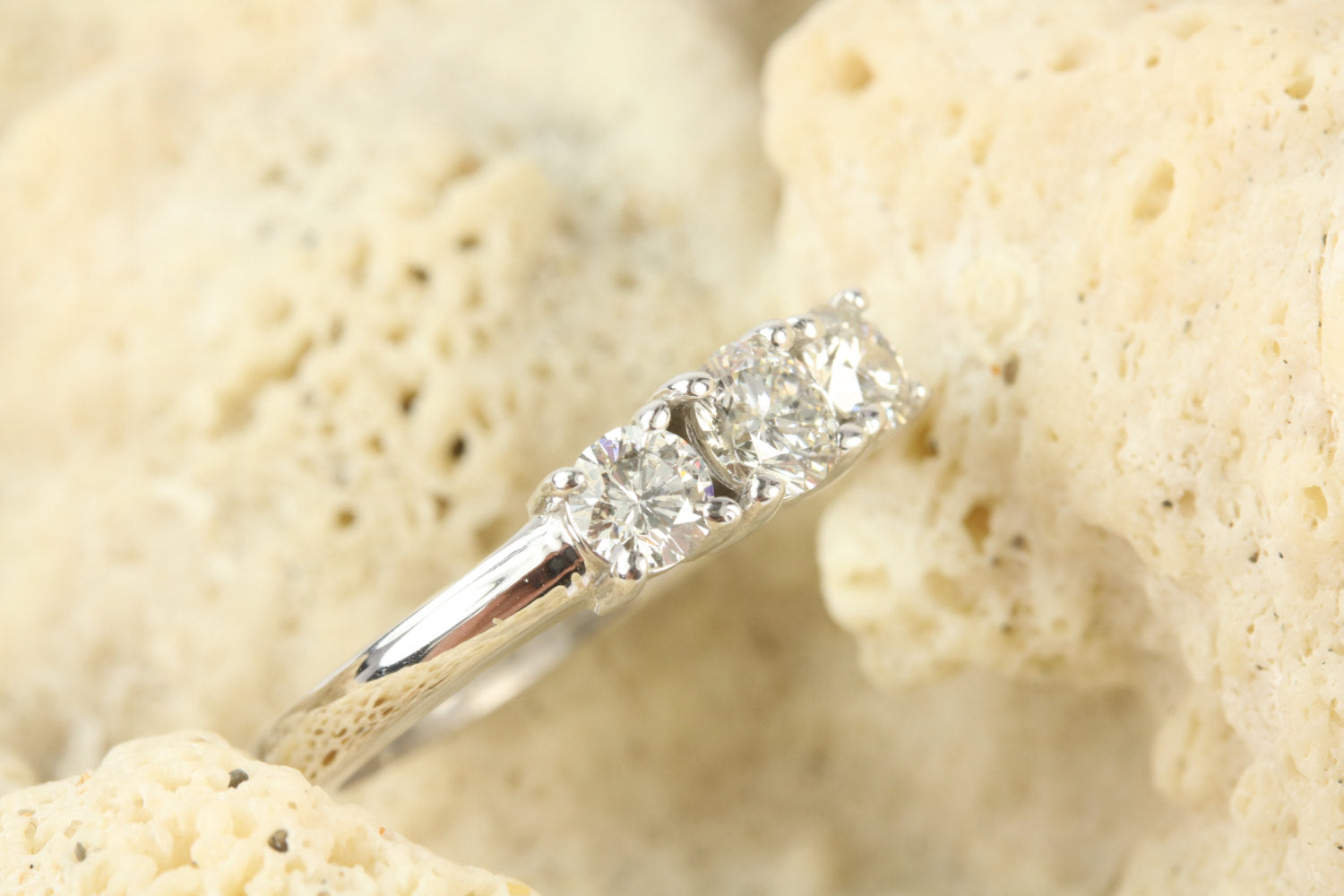 Stone Diamond Engagement Ring