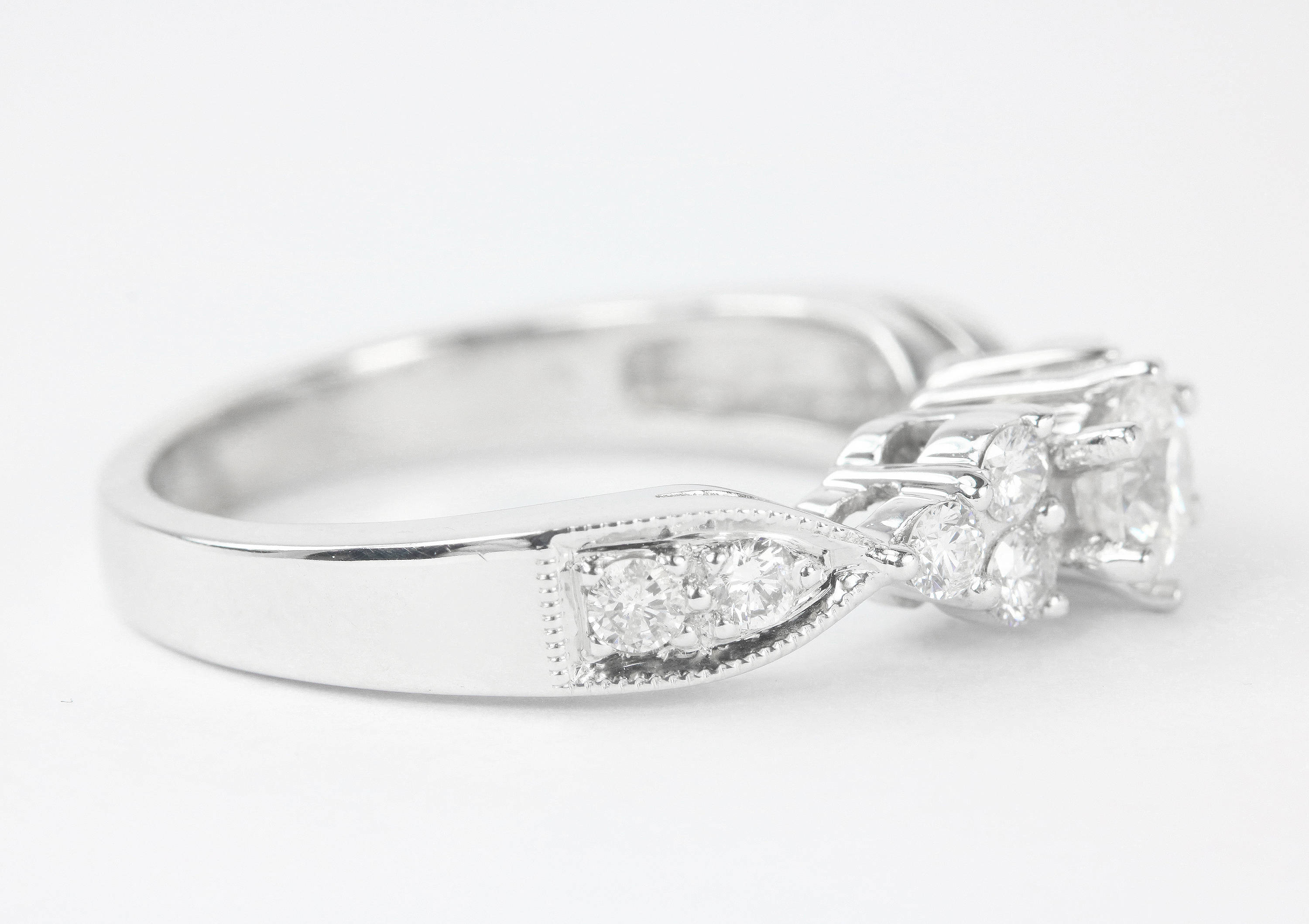 Contemporary Diamond Engagement Ring