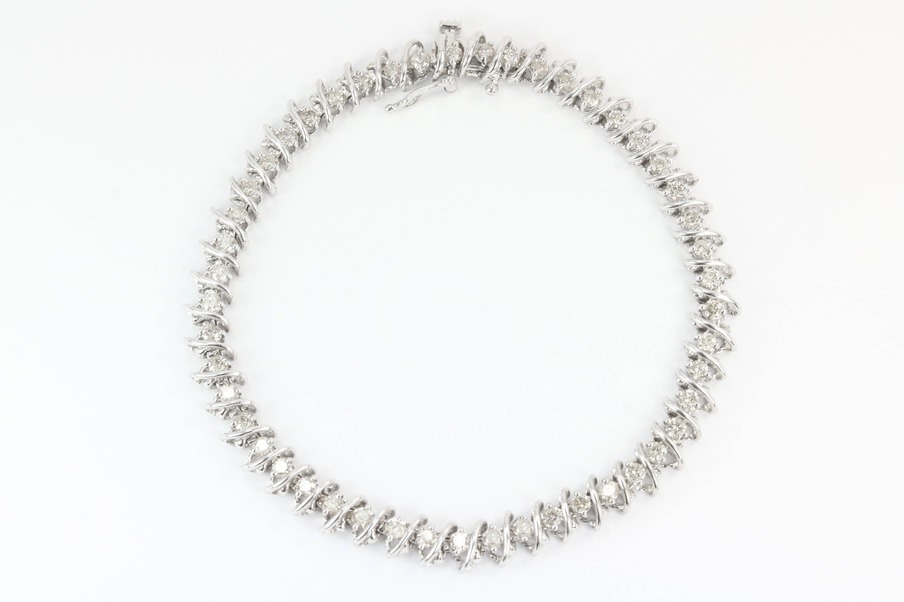 1.20tcw Diamond Tennis Bracelet 14K – JR Colombian Emeralds