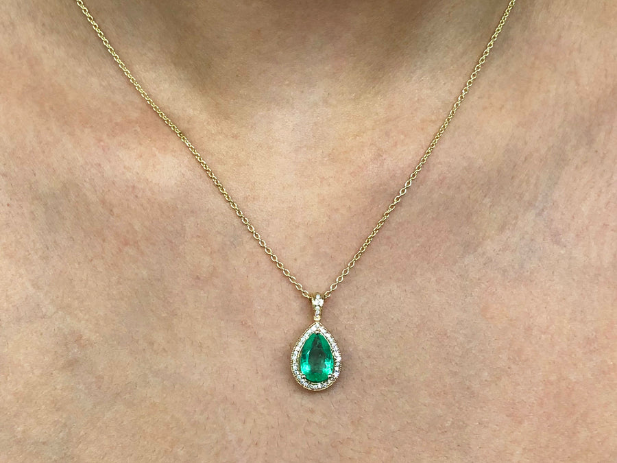 Diamond Halo Necklace