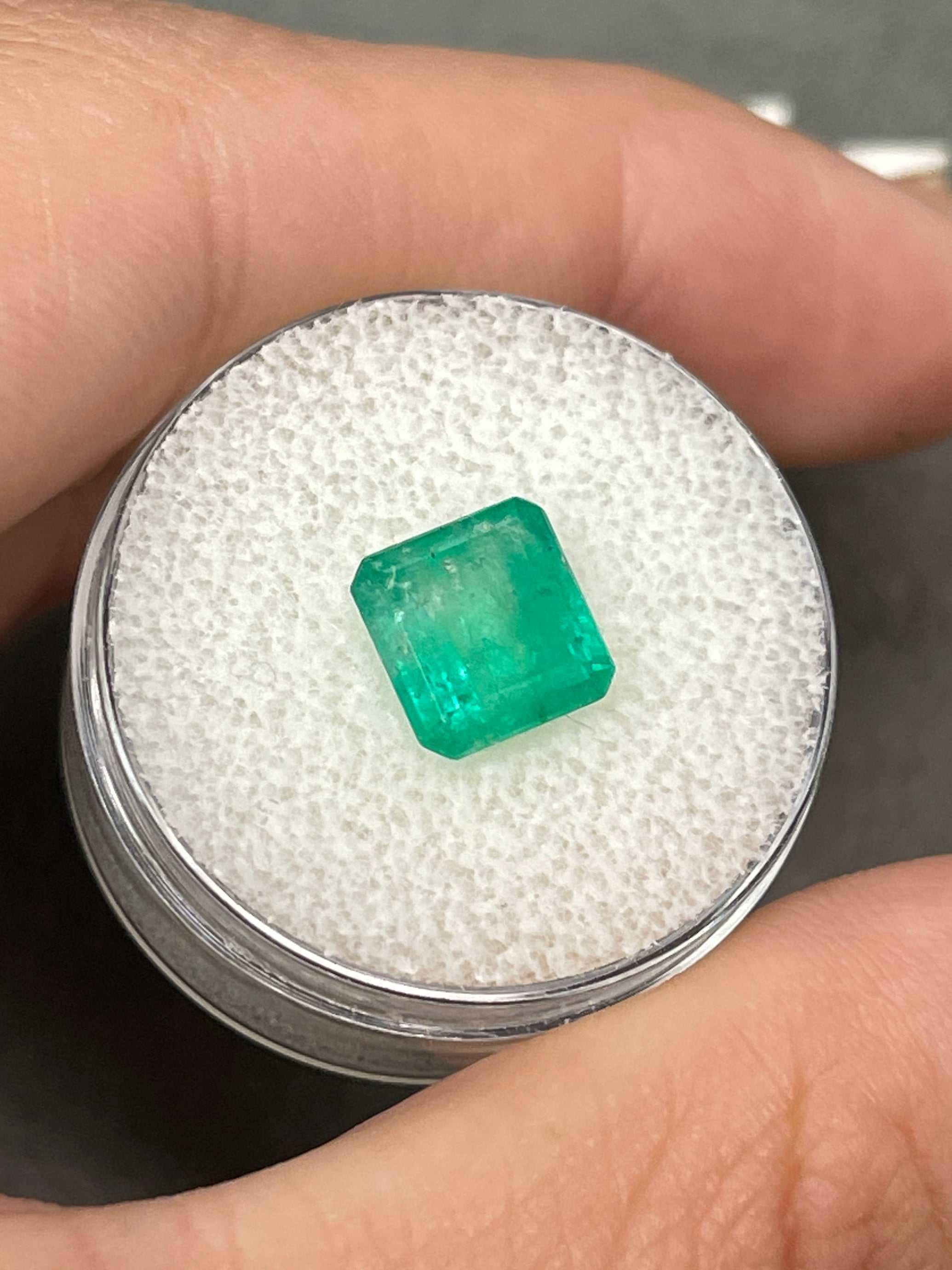 Asscher Cut Colombian Emerald - 2.39 Carat Loose Stone