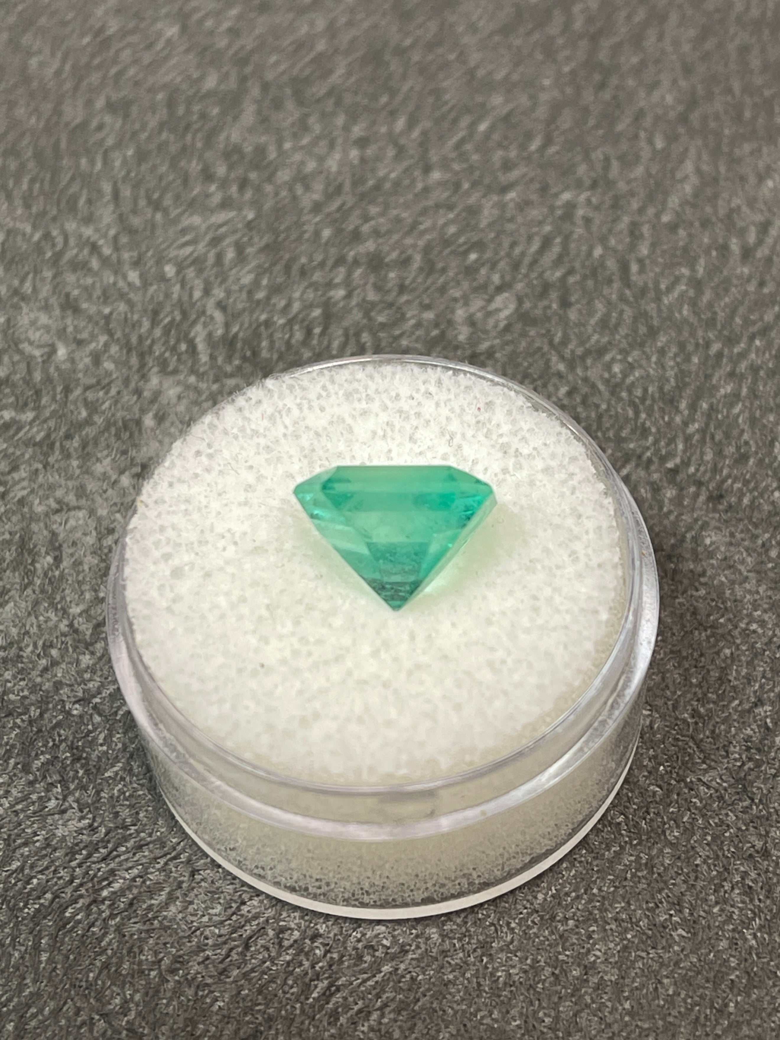4.13 Carat 10x8 Vibrant Green Natural Loose Colombian Emerald