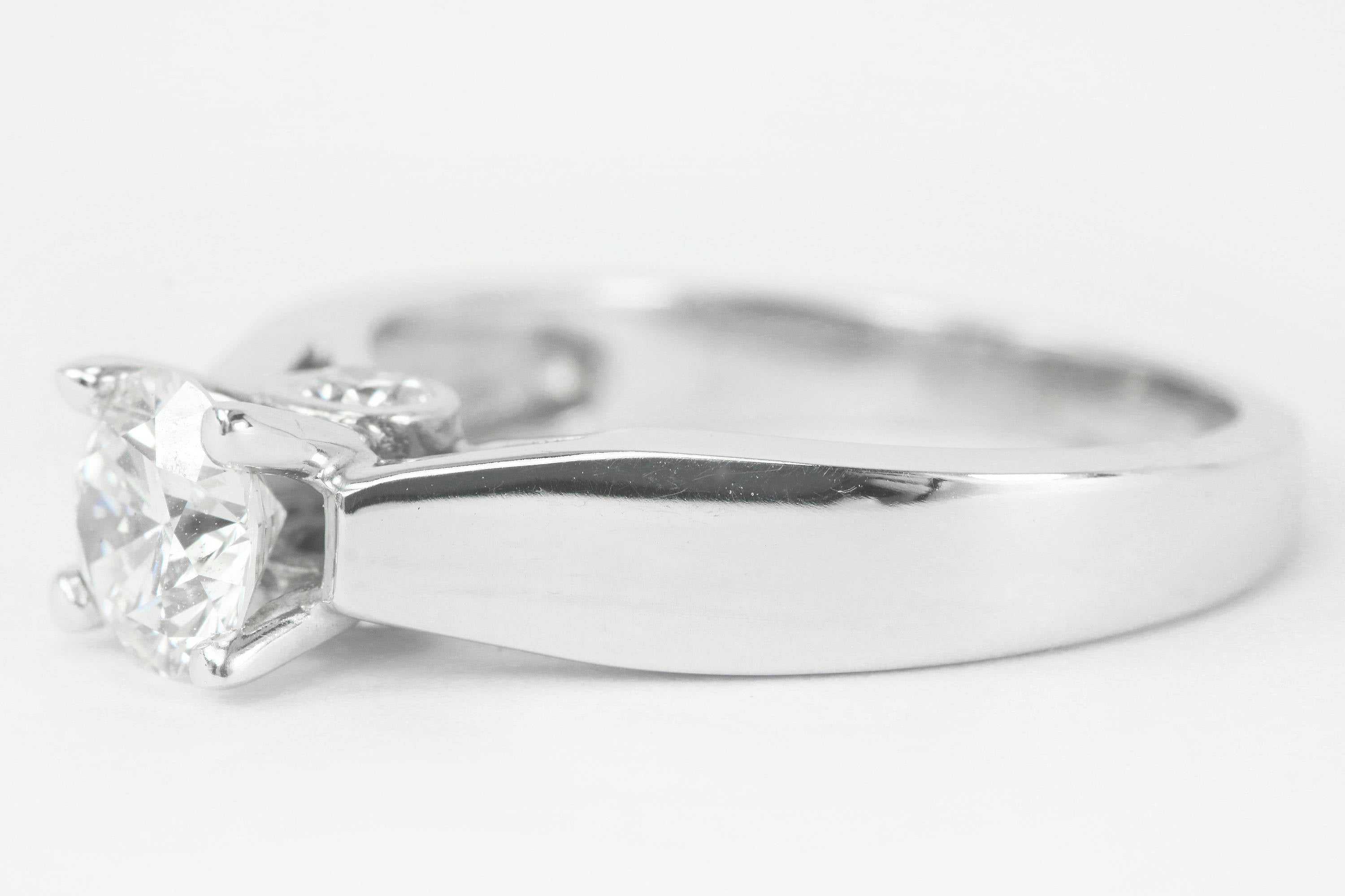 Classic Diamond Solitaire Engagement Ring 