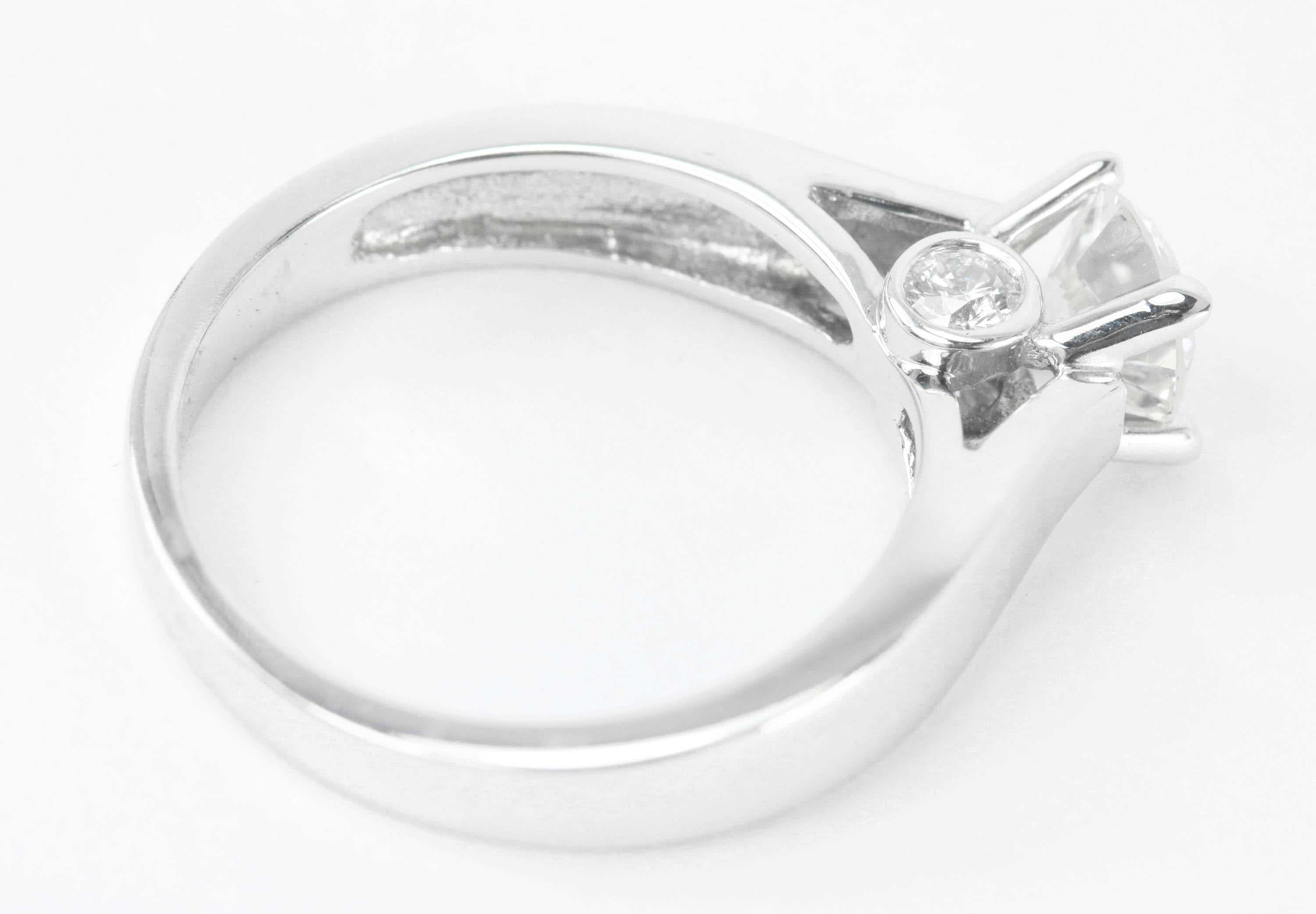 1.34tcw Classic Diamond Solitaire Engagement Ring 14K