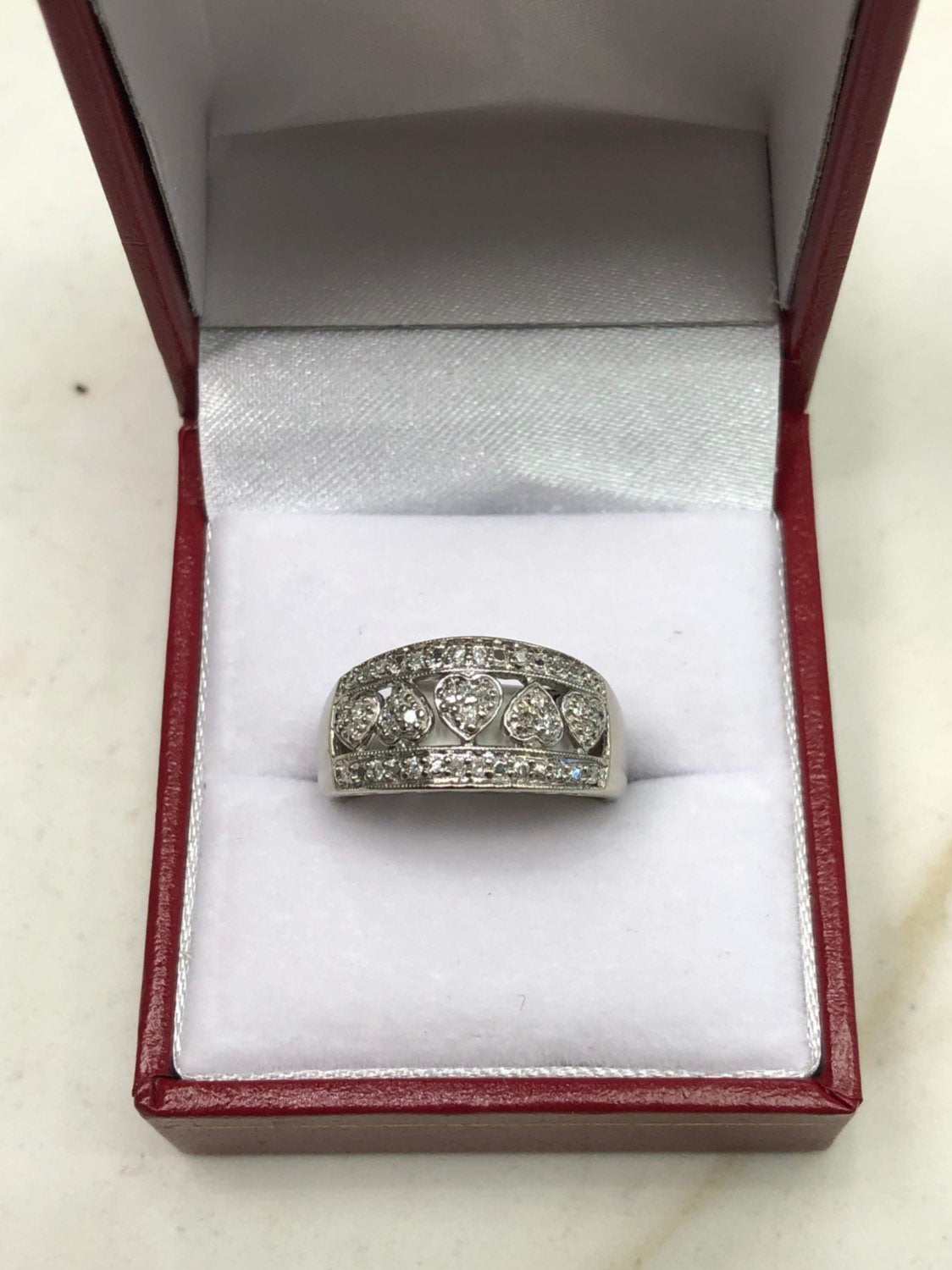 Wedding Band White Gold 14K BEST