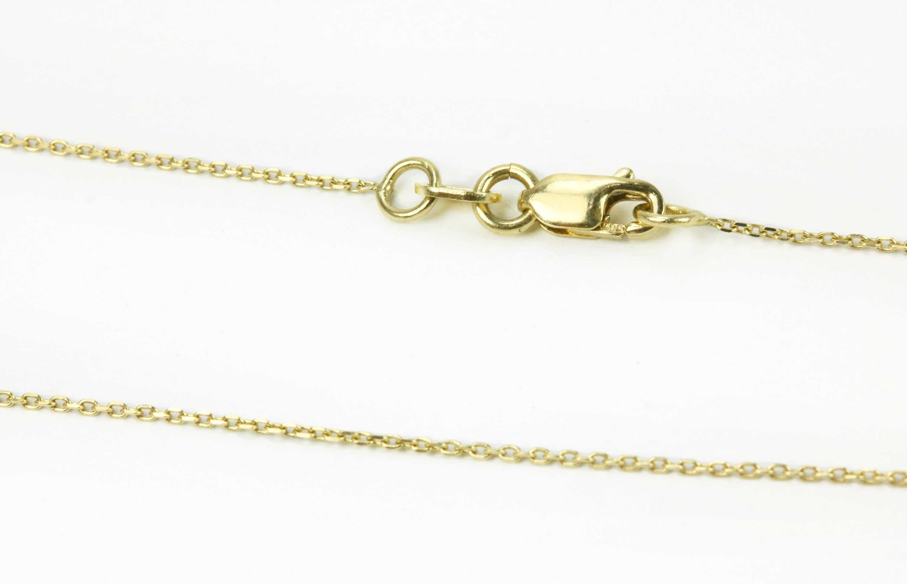 0.75tcw Round Natural Diamond Key Pendant In Yellow Gold 14K