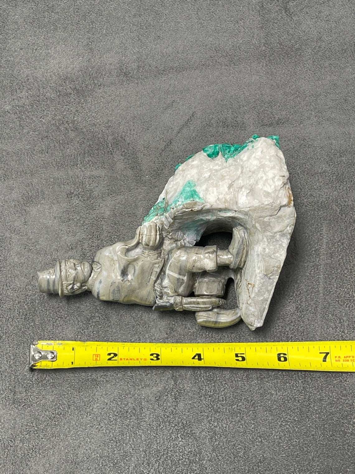 Camper Crystal Sculpture with Colombian Emerald