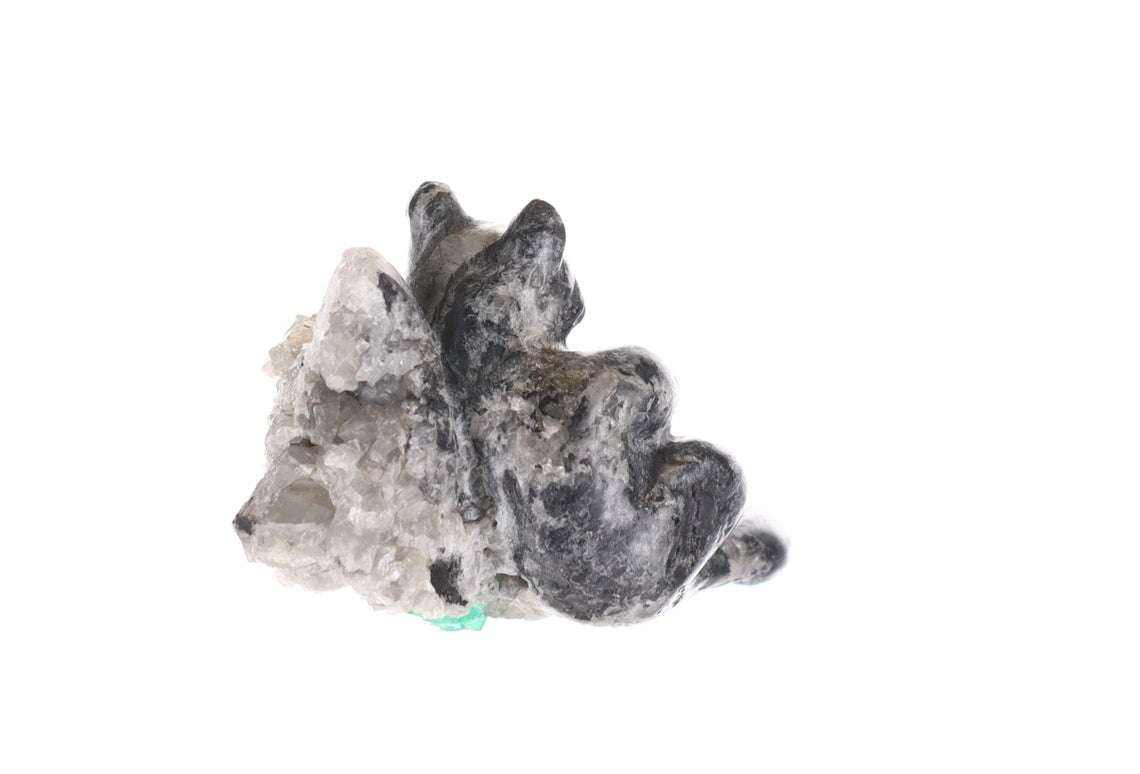 Colombian Emerald Red Panda Rough Crystal Sculpture