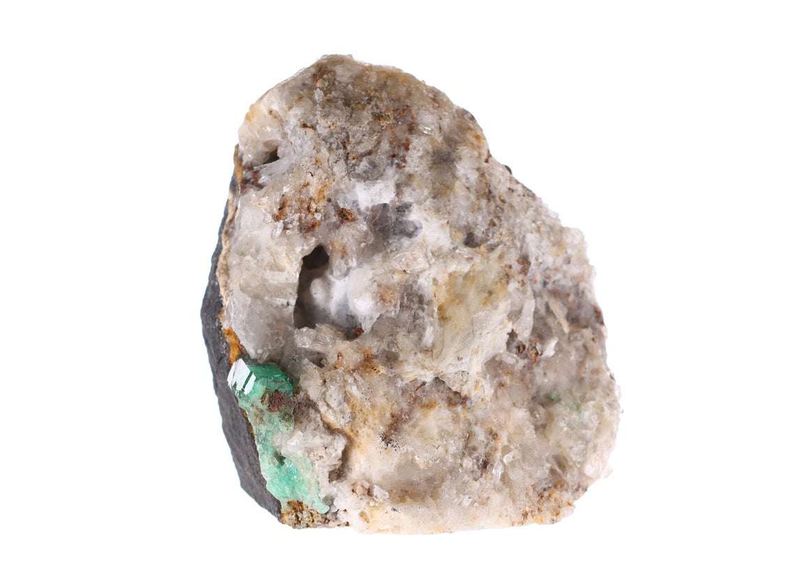 Colombian Emerald Rough Crystal Sculpture